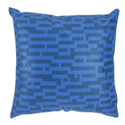 Capa de Almofada Velveteen Cuzco Azul 43x43cm