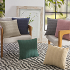 Capa De Almofada Versalles 43x43cm Cinza