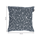 Capa de Almofada Wave Cinza 45x45cm
