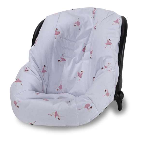 Capa De Bebê Conforto Lisa E Estampada100% Algodão  Bailarina