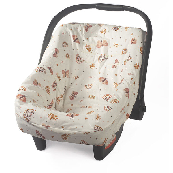 Capa De Bebê Conforto Lisa E Estampada100% Algodão  Hippie Ch