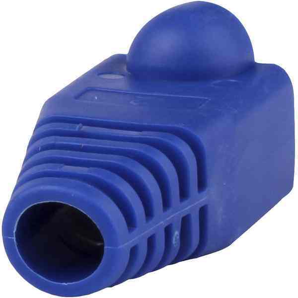 Capa De Borracha Rj45 Plug Unitário Azul Cat5 E Cat6