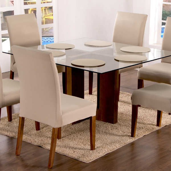 Capa De Cadeira Elástica  Avelã 04 Lugares [f101]