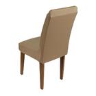Capa De Cadeira Guilherme Confecções Kit 6 Peças Bege