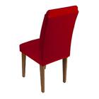 Capa De Cadeira Guilherme Confecções Kit 6 Peças Vermelho