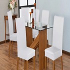 Capa De Cadeira Malha - Branco