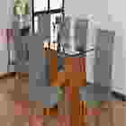 Capa De Cadeira Malha - Cinza