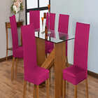 Capa De Cadeira Malha - Pink