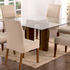 Capa De Cadeira Marrom 04 Lugares [f101]