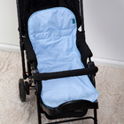 Capa De Carrinho De Bebê Lisa E Estampada 100% Algodão  Blue