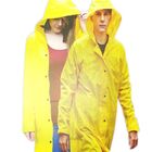 Capa De Chuva Com Capuz Forrada Reforçada Em Pvc Obra Resiste