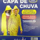 Capa De Chuva Com Capuz Forrada Reforçada Em Pvc Obra Resiste