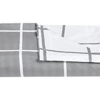 Capa De Edredom Duvet Austin King 1 Peça 200 Fios Cinza