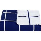 Capa De Edredom Duvet Austin Super King 1pç 200 Fios Marinho