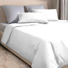 Capa De Edredom Duvet Casal 220x240cm - Branco C/ Zíper + Fro