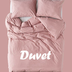 Capa De Edredom Duvet Casal 220x240cm - Rosa C/ Zíper + Fronha