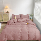 Capa De Edredom Duvet Casal 220x240cm - Rosa C/ Zíper + Fronha