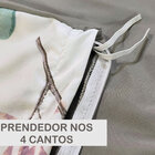 Capa De Edredom Duvet Casal Dupla Face 220x240cm - Jade C/ Zí