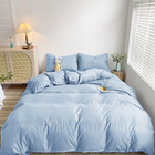 Capa De Edredom Duvet Percal Casal 220x240cm - Azul C/ Zíper