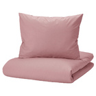 Capa De Edredom Duvet Queen 240x260cm - Rosa C/ Zíper + Fronha