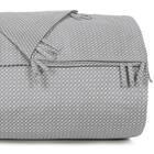 Capa De Edredom Solteiro Altenburg Toque Acetinado Slim Cinza