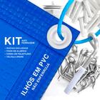 Capa De Segurança Para Piscina 7x4 Metros Ck500 Micras C/ Ilh