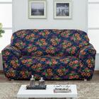 Capa De Sofá 3 E 2 Lugares Lisa Lírio Intenso