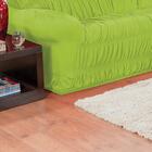 Capa De Sofá 3 Lugares Elásticada Pistache