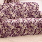 Capa De Sofa Adere Floral Vinho 02 E 03 Lugares [f101]