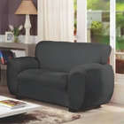 Capa De Sofá Lisa 2 Lugares Avulsa Maria Agarradinha Cinza