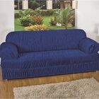 Capa De Sofá Marcela Para 2 E 3 Lugares 21 Elásticos Tecido M