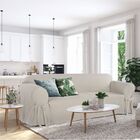 Capa De Sofá Mistero 4 Lugares Brim Peletizado Sala Casa Deco