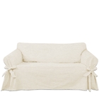 Capa De Sofá Mistero 4 Lugares Impermeável Acquablock Cor Crua