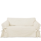 Capa De Sofá Mistero 5 Lugares Impermeável Acquablock Cor Crua