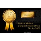 Capa De Sofá Retrátil 3 Lugares Gorgurão Até 2,65m Crua