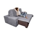 Capa De Sofá Retrátil  4 Lugares Gorgurão  Até 3,25m Grafite