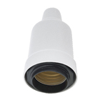 Capa de Soquete E27 Metal Branco