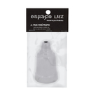 Capa de Soquete E27 Metal Cinza