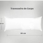 Capa De Travesseiro De Corpo 01 Peça Tecido Percal 90cm X 38c