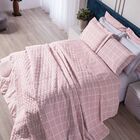 Capa Duvet Essencialle Solteiro  Grid Rosa