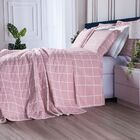 Capa Duvet Essencialle Solteiro  Grid Rosa