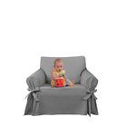 Capa e Protetor de Sofá Exclusivo 1 Lugar em Brim Peletizado