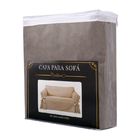 Capa e Protetor de Sofá Exclusivo 3 Lugares em Gorgurão Cinza