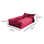 Capa Espreguiçadeira Longa Magenta