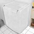 Capa Maquina De Lavar Branca Abertura Superior C/ziper G