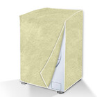 Capa Maquina De Lavar Flanelada Bege Perolizada GG