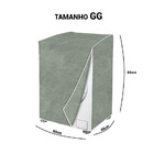 Capa Maquina De Lavar Forrada Zigzag Gg