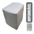 Capa Máquina Lavar Electrolux 11 A 17 Kg Ziper - Branca (94a