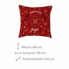 Capa Para Almofada 40x40 Cm Simas Jogos Do Amor