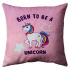 Capa Para Almofada 42x42cm Unicórnio Born N214851-6-ztg